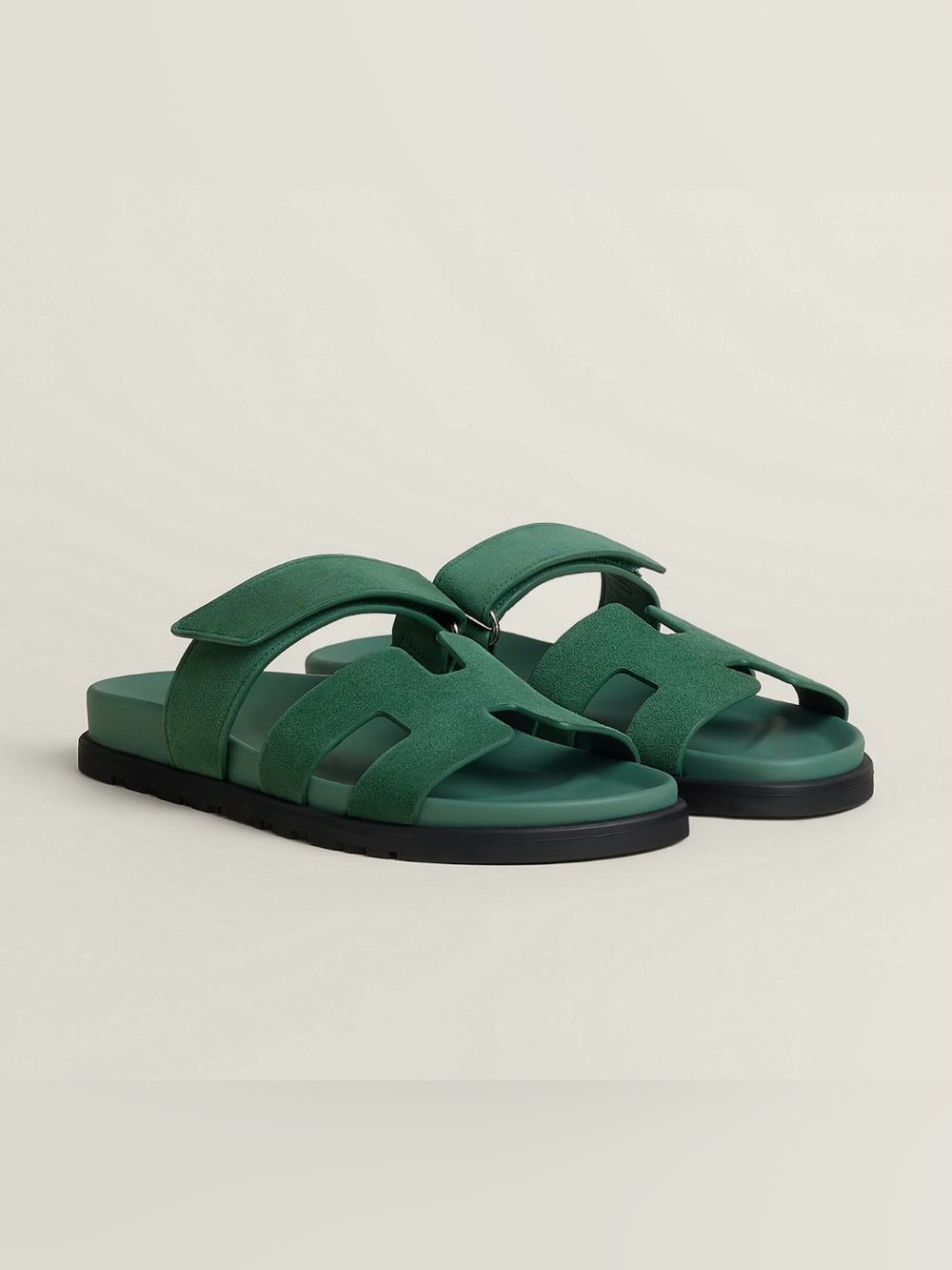 NEW! Hermes Vert Suede Chypre Size 36